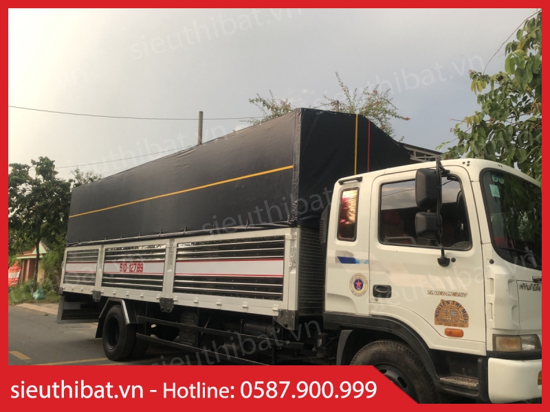 bạt trùm đầu xe tải