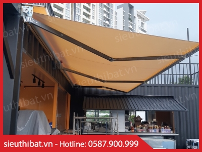 bạt xếp mái hiên
