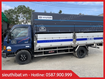 Bạt phủ thùng xe HYUNDAI HD99 (Bạt 03 mảnh cuốn mép)
