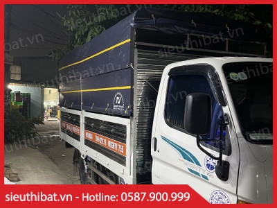 Bạt phủ thùng xe HYUNDAI New MIGHTY 75S (Bạt 03 mảnh cuốn mép)