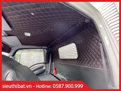 Bọc full trần + vách 5D cho xe tải ISUZU QKR210 (Đầu vuông)