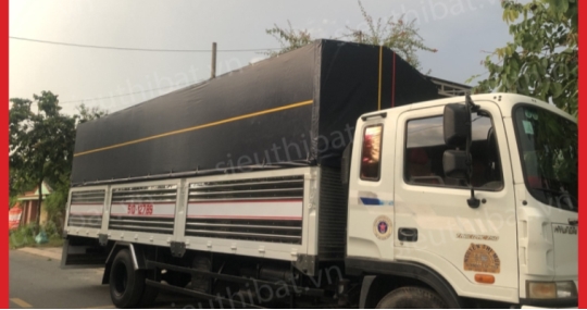 Bạt trùm đầu xe tải chất lượng cao, bền, giá rẻ tại Siêu Thị Bạt