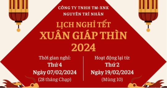Thông báo nghỉ lễ